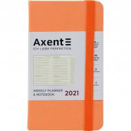 Еженедельник 2021 Pocket Strong А6- персиковый Axent 46594