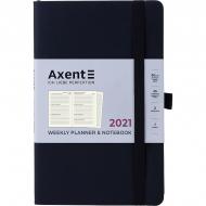 Еженедельник 2021 Partner Soft А5- черный Axent 46573