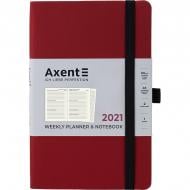 Еженедельник 2021 Partner Soft А5- бордо Axent 46569