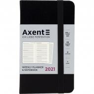 Еженедельник 2021 Pocket Strong А6- черный Axent 46592