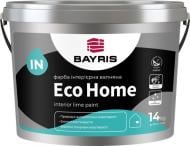 Краска интерьерная известковая Bayris ECO HOME мат белый 14 кг