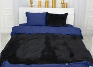 Наволочка велюр Winter Delicate 28-0109 Ghianda 60x60 см синий/черный MirSon