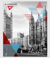 Тетрадь школьная 48 листов линейка City of your heart YES