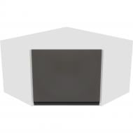 Шкаф Софи (А 60х60 (320) правая) графит серый/белый Світ Меблів