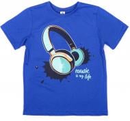 Футболка для мальчиков Luna Kids Music р.152 темно-синий