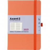 Еженедельник 2021 Prime Strong А5 персиковый Axent 8507-21-42-a