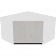 Шафа Софі (А 60х60 (320) ліва) шовковий камінь/білий Світ Меблів Шафа Софі (А 60х60 (320) ліва) шовковий камінь/білий Світ Меблів