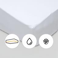 Наматрасник MirSon Light Aloe Vera 216 (трикотажный AQUA-stop) водонепроницаемый с резинкой по периметру 26х140x200 см