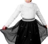 Гольф для девочки DaNa-kids Ожерелье р.110 белый 156015