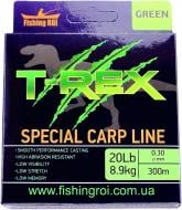 Волосінь Fishing ROI T-Rex Special Carp Line Green 300м 0.3мм 8.90кг 48-00-030