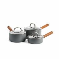 Набір ковшів GreenPan Mayflower Pro, 16/18/20 см, 1,05/2,1/3,1 л з керам. покриттям (CC005410-001)
