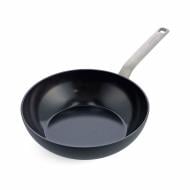 Сковорода wok GreenPan Evolution 28 см 36 л з керамічним покриттям чорний (CC006388-001)