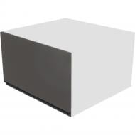 Шафа Софі (А 60 (570)) графіт сірий/білий Світ Меблів