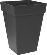 Горшок пластиковый Elho Loft Urban Square High квадратный 19 л (230456) антрацит