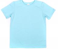 Футболка унисекс Luna Kids р.128 аквамарин
