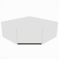 Шафа Софі (А 90х90 права) білий/білий Світ Меблів Шафа Софі (А 90х90 права) білий/білий Світ Меблів