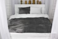 Наволочка велюр Winter Frost 28-0001+28-0005 Snowdrop Velvet 50x70 см серый/белый MirSon