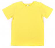 Футболка унисекс Luna Kids р.164 желтый