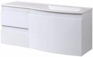 Тумба подвесная Сансервіс Славута под умывальник Славута 120 см правая белая
