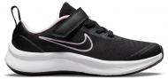 Кроссовки для девочек демисезонные Nike STAR RUNNER 3 (PSV) DA2777-002 р.32 черные