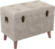 Сундук-пуф Sensio Arctic велюр 490x380x690 мм серый