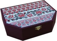 Шкатулка для украшений Афродита бордо 260х195х70