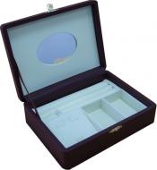 Скринька для прикрас з дзеркалом Селена бордо 180x135x60