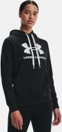 Джемпер Under Armour RIVAL FLEECE LOGO HOODIE 1356318-001 р. XS черный