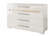 Комод Світ Меблів Бьянко 1050x845x406 мм белый/белый глянец/дуб сонома Комод Світ Меблів Бьянко 1050x845x406 мм белый/белый глянец/дуб сонома