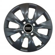 Колпак для колес SJS Audi 225 R14" 4 шт. черный (110840)