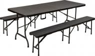 Комплект мебели раскладной Indigo (стол + 2 скамейки) SZK-180 + SBK-180