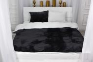 Наволочка велюр Winter Frost 28-0001+28-0007 Oxalis Velvet 70x70 см белый/черный MirSon