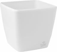 Горшок пластиковый Plastkon Flower Lover Quadrato квадратный 5,5 л белый Горшок пластиковый Plastkon Flower Lover Quadrato квадратный 5,5 л белый