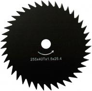 Ніж для мотокоси Forte 255х25,4х1,6 мм 40Т