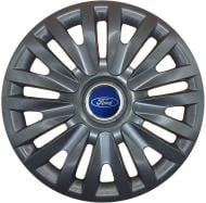 Колпак для колес SJS Ford 217 R14" 4 шт. черный (110810)
