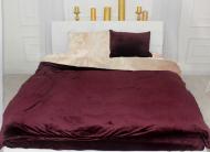 Наволочка велюр Winter Frost 28-0004+28-0002 Adenium Velvet 50x70 см кремовый/фиолетовый MirSon