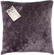 Подушка декоративна Greek Velvet 45x45 см антрацит La Nuit