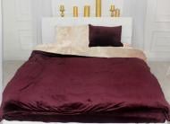 Наволочка велюр Winter Frost 28-0004+28-0002 Adenium Velvet 70x70 см кремовый/фиолетовый MirSon