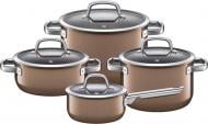 Набор кастрюль WMF с крышками Fusiontec Mineral Dark Brass