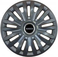 Колпак для колес SJS Iveco 217 R14" 4 шт. черный (110834)
