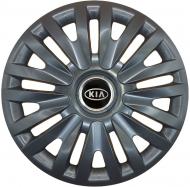 Колпак для колес SJS Kia 217 R14" 4 шт. черный (110813)