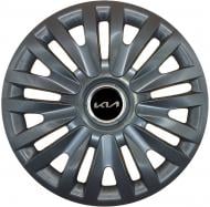 Колпак для колес SJS Kia NEW 217 R14" 4 шт. черный (110837)