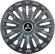 Колпак для колес SJS Mitsubishi 217 R14" 4 шт. черный (110817)