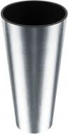 Горшок пластиковый Prosperplast Tubus 2 в 1 chrome круглый 3,3 л темно-серебристый (71971) Горшок пластиковый Prosperplast Tubus 2 в 1 chrome круглый 3,3 л темно-серебристый (71971)