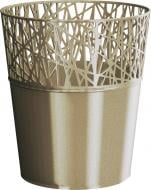 Кашпо пластиковое Prosperplast City круглый 2,8 л платина (78991-8003)