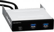 USB-хаб Chieftec в панель 3.5" 2XUSB 3.0 TYPE-A + 1XUSB 3.0 TYPE-C (MUB-3003C)