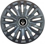 Колпак для колес SJS Renault 217 R14" 4 шт. черный (110822)