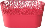 Кашпо пластиковое Prosperplast City овальный 2,5 л малиновый (78994-207)