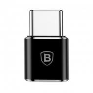 Адаптер BASEUS Type-C to microUSB 2.4A black (CAMOTG-01)