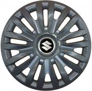 Колпак для колес SJS Suzuki 217 R14" 4 шт. черный (110829)